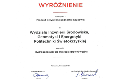 Wyróżnienie dla Pana Profesora Zbigniewa Gorycy