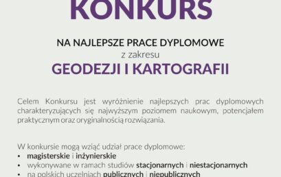 Konkurs na najlepsze prace dypolowowe!