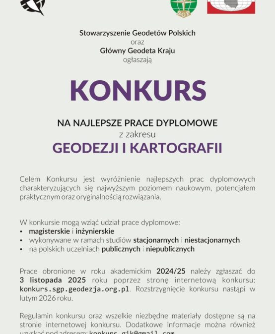 Szanowni Absolwenci kierunku Geodezja i Kartografia