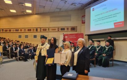 Uroczystość wręczenia dyplomów ukończenia studiów