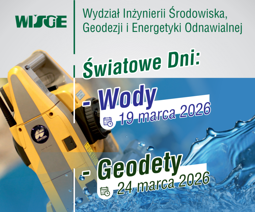 Światowy Dzień Wody i Światowy Dzień Geodety
