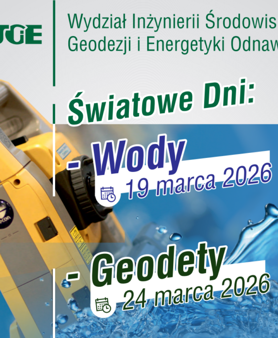 Światowy Dzień Wody i Światowy Dzień Geodety