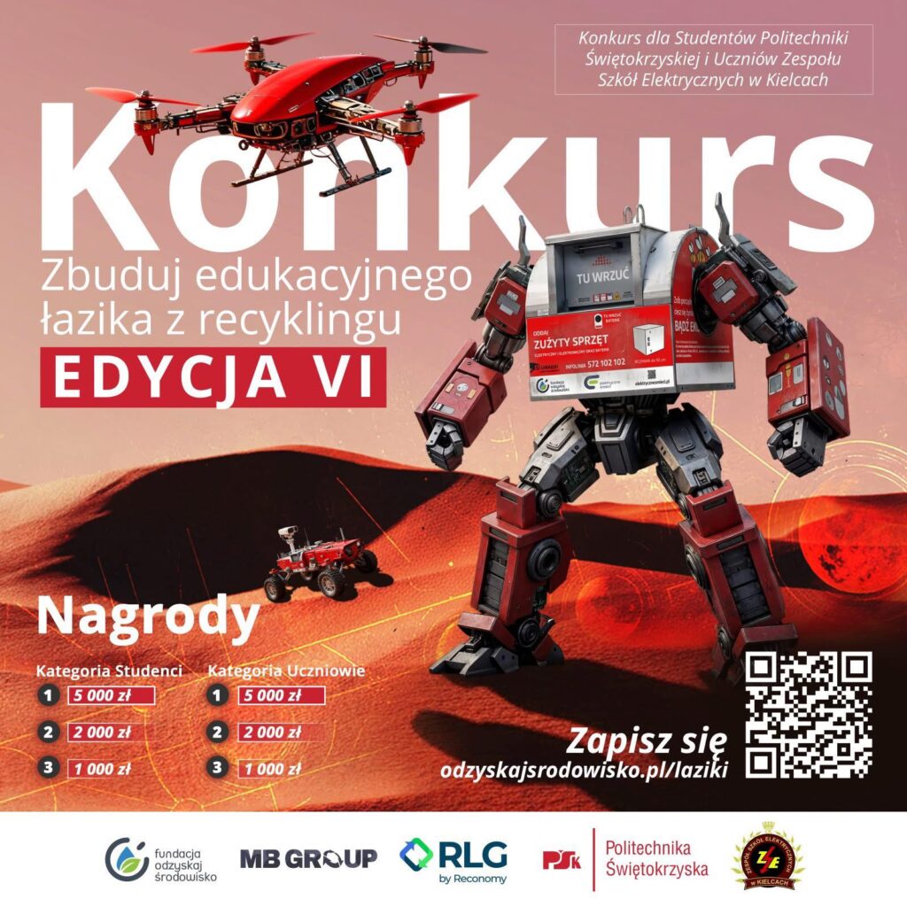 Kreatywność + technologia + recykling? Brzmi jak coś dla naszych studentów!