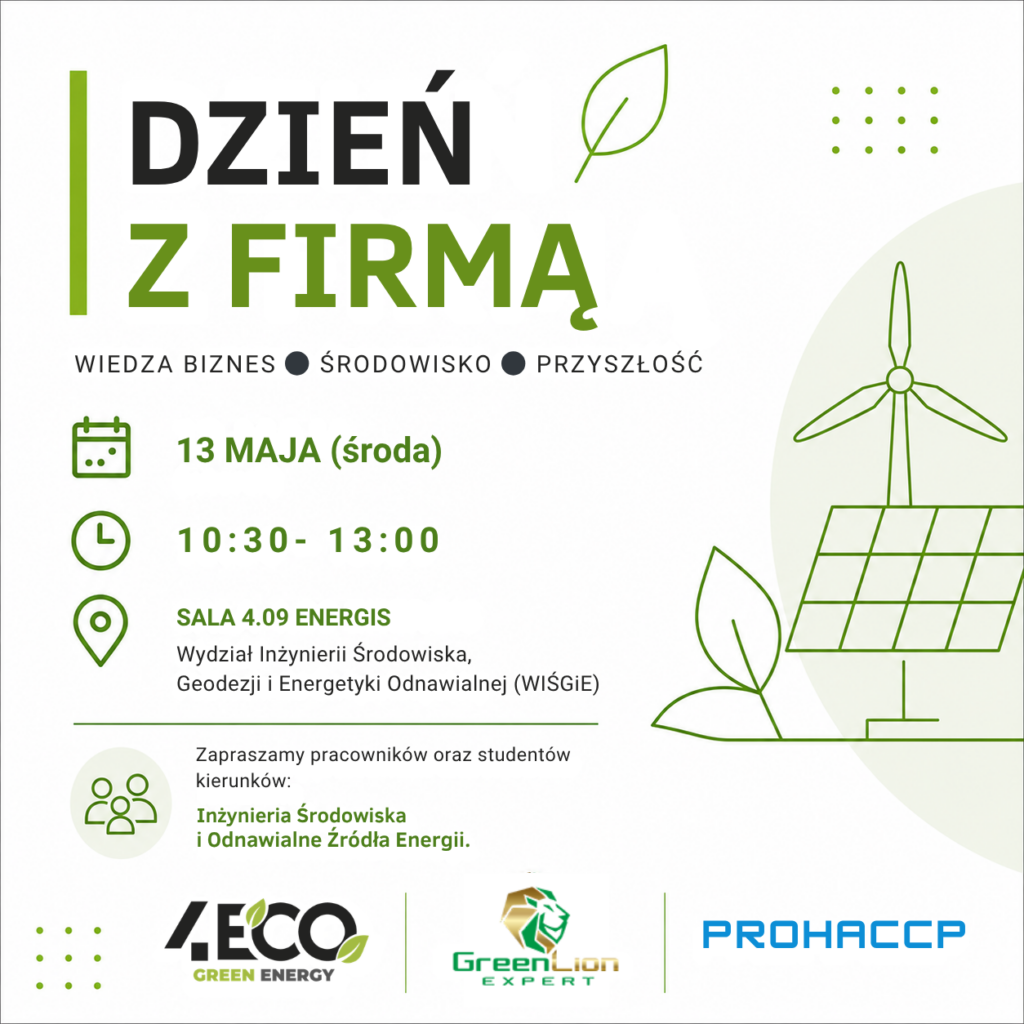 „Dzień z firmą” 13 maja 2026