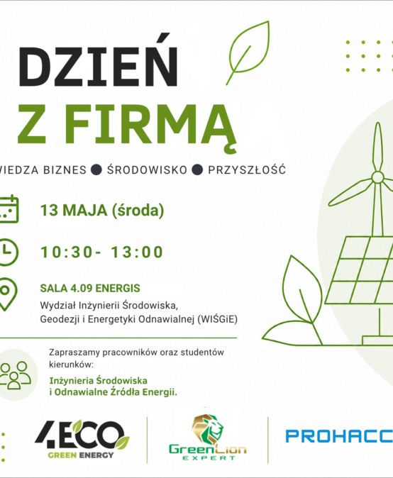 „Dzień z firmą” 13 maja 2026