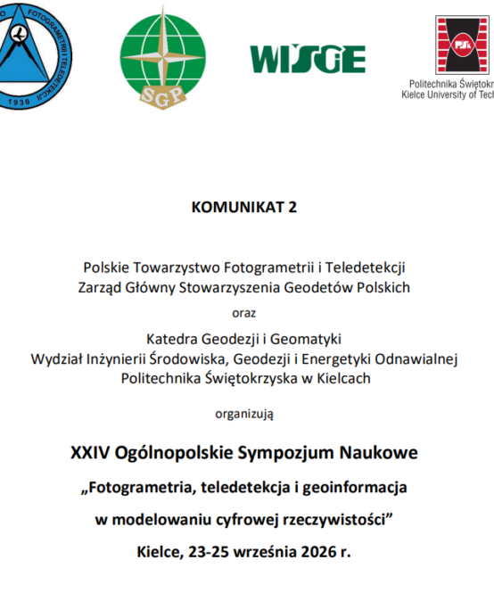 Fotogrametria, teledetekcja i geoinformacja w modelowaniu cyfrowej rzeczywistości