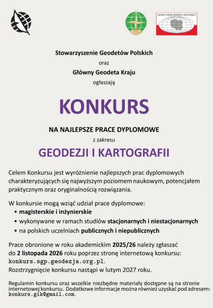 Absolwenci Geodezji i Kartografii – to może być coś dla Was!