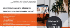 Zaproszenie na szkolenie online "Perspektywy odnawialnych źródeł energii" z firmą Wolna Energia i Politechniką Świętokrzyską.