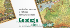 Seminarium naukowe "Geodezja u progu niepodległości" w 100-lecie odzyskania wolności. Mapa Polski z lat 1918-1939.